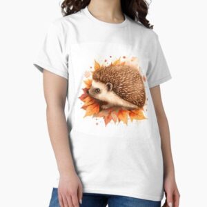 Hedgehog Watercolor Painting