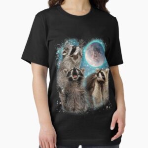 Anarchy 3 Racoon Moon Howling Raccoon Head Funny