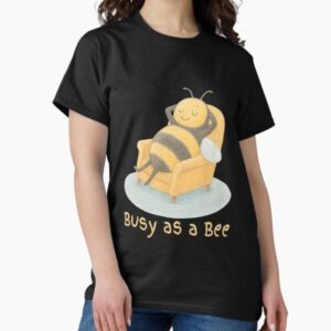 Busy as a Bee - Cute Relaxed Bumblebee Art
